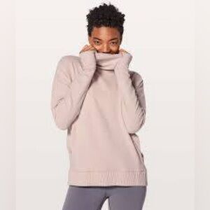 LULU LEMON Stress Less Pullover - Porcelain Pink and a 9/10 for wear!